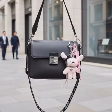 Pink Plush Bear med accessoarer Bag Charm