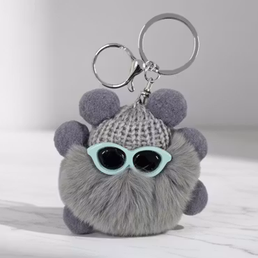 Fluffy Glasses Grey