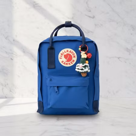 Julgran Knitted Bell Bag Charm