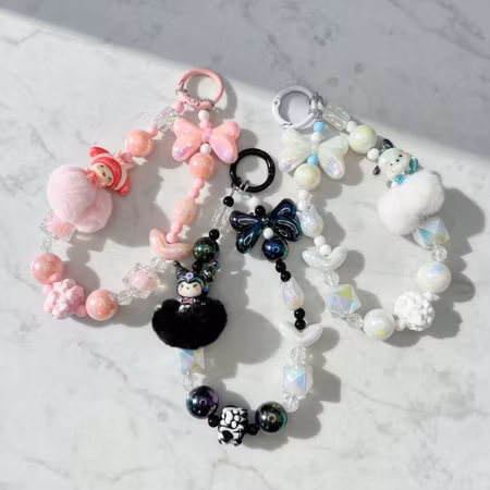 Pink My Melody Fluffy Bracelet – inkl strap holder