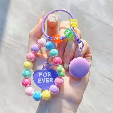 Purple Macaron Bracelet