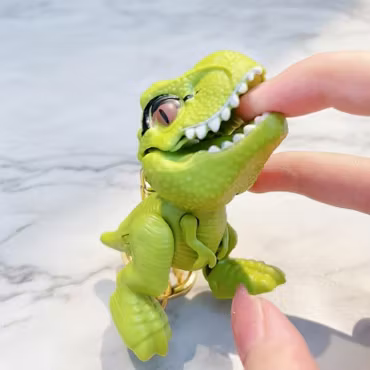 Dinosaurie T-Rex med bitfunktion Bag Charm