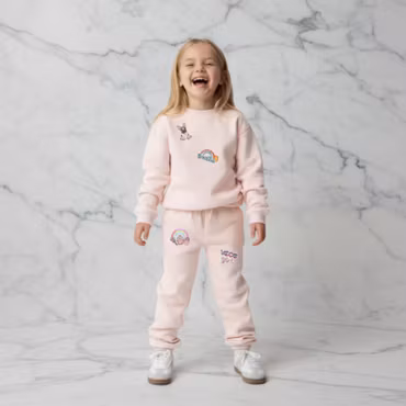 Happy Vibes tygmärken 4-pack – Hund, VSCO & regnbågar