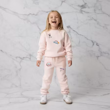 Happy Vibes tygmärken 4-pack – Hund, VSCO & regnbågar