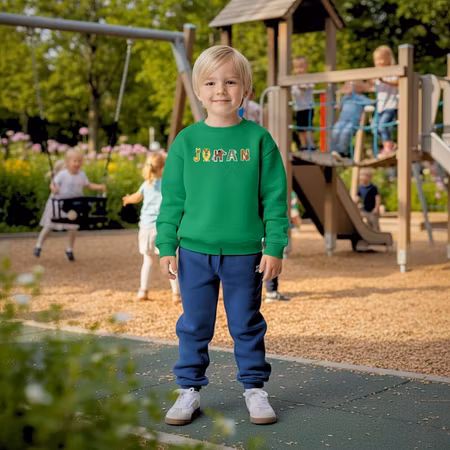 Djurbokstäver – broderade tygmärken A–Z