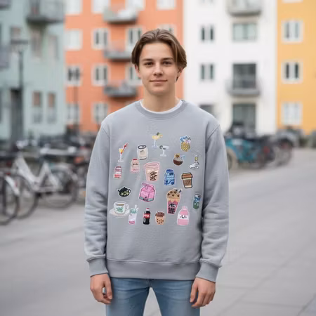 Tygmärken Dryckmix – 21-pack Broderade Märken