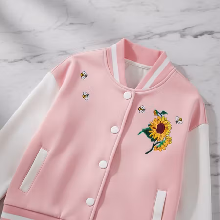 Solros – Broderat Blommärke