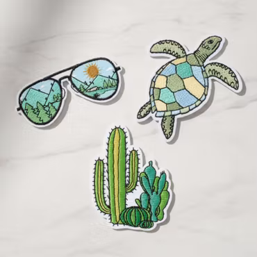 Äventyrsanda – Tygmärken Natur (3-pack)