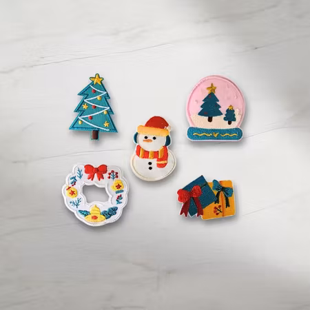 Snögubbens favoriter - Julmotiv i 5 pack