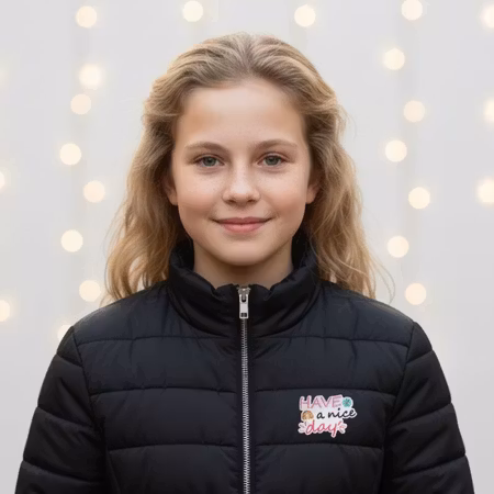 Have a nice day tygmärke