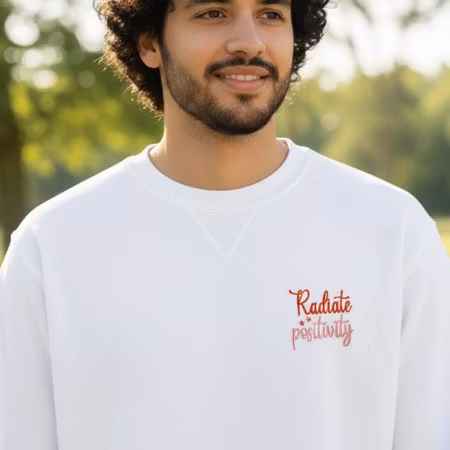 Radiate positivity tygmärke