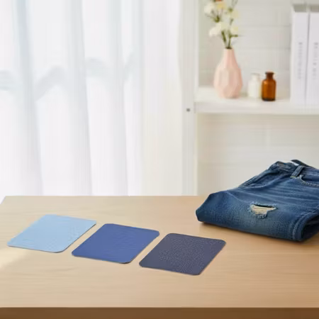 Jeanslappar påstrykbara – 3 nyanser (6-pack)
