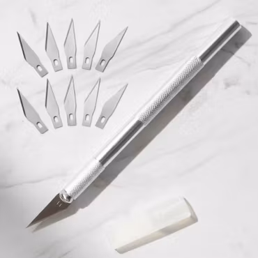 Skalpell / Hobbykniv med 10 extra blad