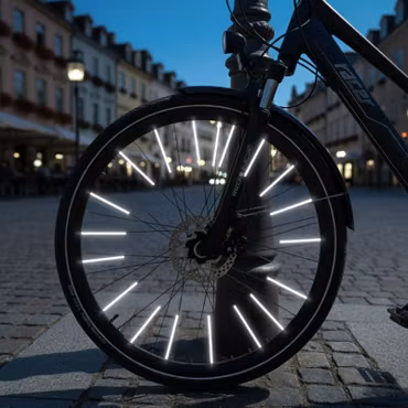 Ekerreflexer i färg 12-pack – dekorativa cykelreflexer