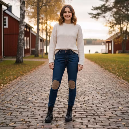 Påstrykbara knälappar i mockaimitation (säljs parvis)