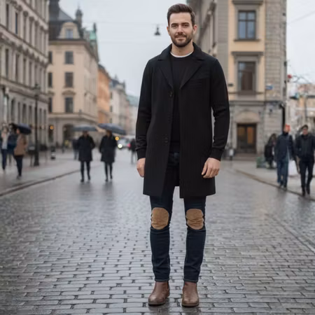 Påstrykbara knälappar i mockaimitation (säljs parvis)