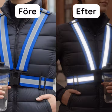 Reflexsele – justerbar elastisk för barn & vuxna