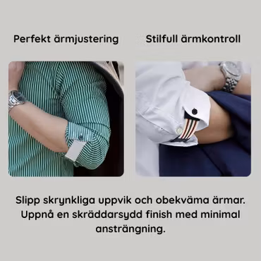 Elastiska ärmband för skjorta (2st) - Snygg justering av ärmlängd