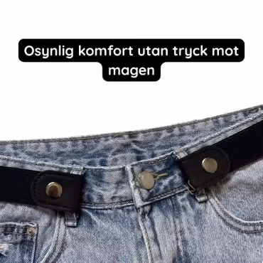 Osynligt Elastiskt Bälte (Spännesfritt) - För Barn & Vuxen