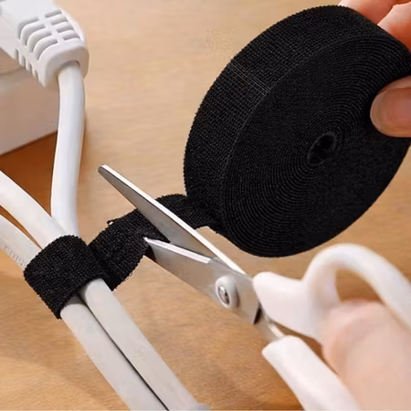 Dubbelsidigt Kardborreband på rulle 3m - Den ultimata buntaren