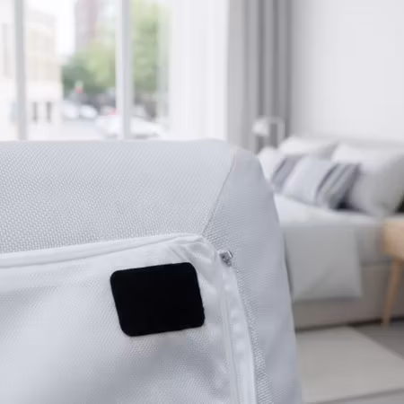 Självhäftande Kardborre - 20st kvadrater