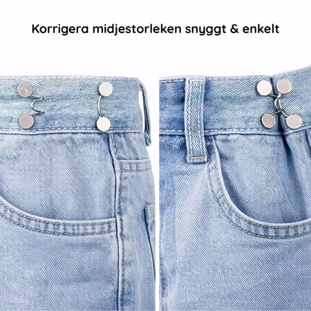 Justerbara Midjespännen 2st (säljs parvis) - Minska midjan på sekunder