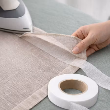 Fållfix Osynligt Fållband 640cm - Dubbelsidigt & Strykbart