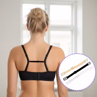 Justerbar BH-bandhållare - 3-pack (Svart, Vit, Beige)