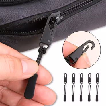 Ersättningsdragare & Förlängare för Dragkedja - 10-pack