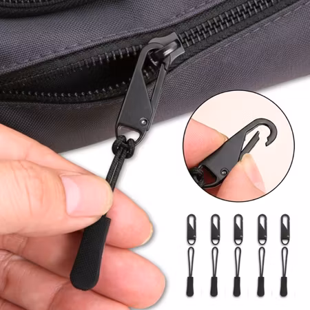 Ersättningsdragare & Förlängare för Dragkedja - 10-pack