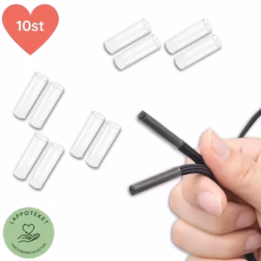 Krympplast för Skosnören & Dragskosnören – 10-pack