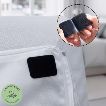 Självhäftande Kardborre - 20st kvadrater