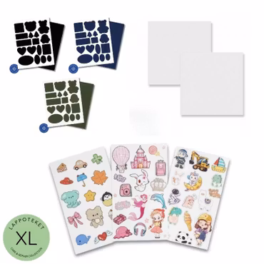 Familjepaket XL Lagningslappar för ytterkläder och friluftsliv