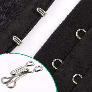 Hyskor och BH krokar för sömnad 20 par