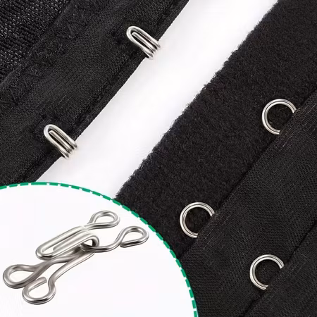 Hyskor och BH krokar för sömnad 20 par