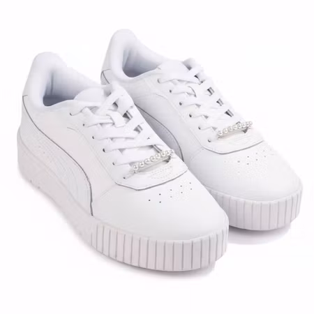 Skosmycke - Silverbåge med 8 pärlor (säljs parvis)