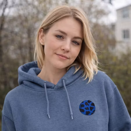 Påstrykbara laglappar i Leopardmönster - 2 pack