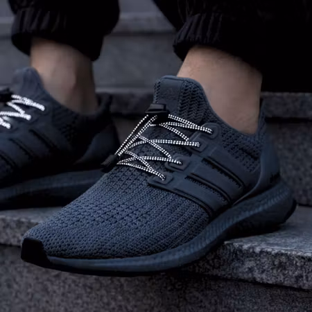 Knytfria reflexskosnören – Elastiska med snörstopp (100 cm)