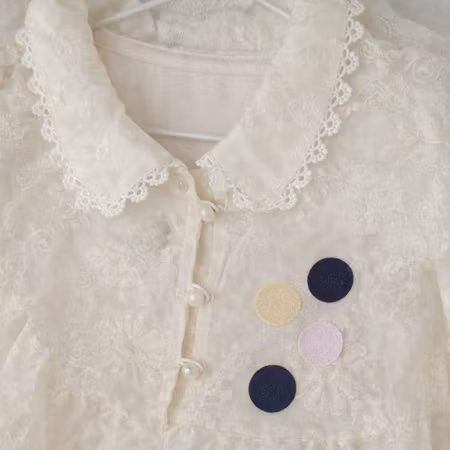 Självhäftande runda laglappar för små hål – 12-pack