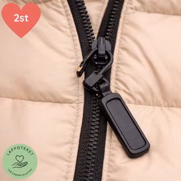 Dragkedjehänge i metall - Laga trasig dragkedja 2-pack - Svart