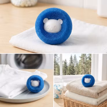 Tvättbollar för hårborttagning blå – 3-pack eller 6-pack