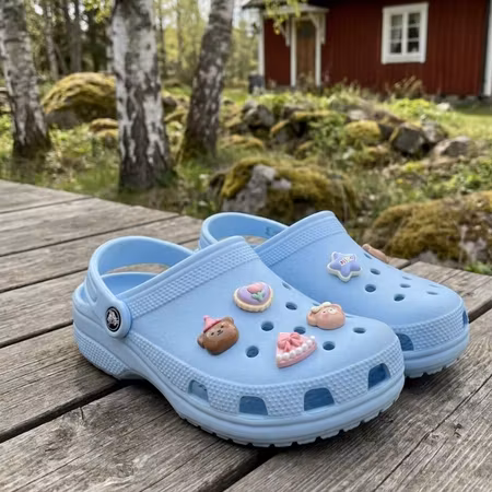 Nice söta skosmycken – charms till skor med hål 5-pack