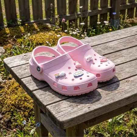 Cute charms till skor med hål 5-pack – kawaii skosmycken