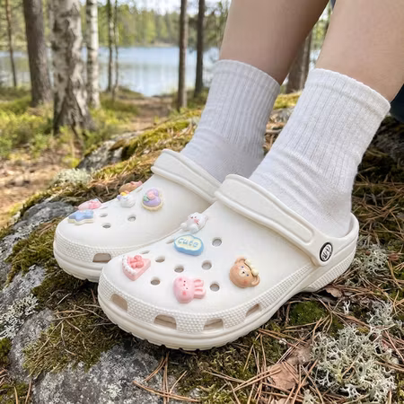Cute & Nice charms till skor med hål 10-pack – skosmycken