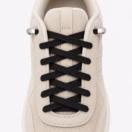 Elastiska skosnören med metallfästen – knytfria för sneakers och vardagsskor