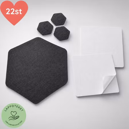 Outdoor lagningskit – 22st självhäftande lagningslappar i ripstop & transparent TPU