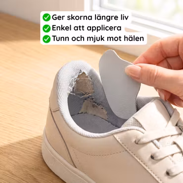 Laga skons hälkappa 6st – Självhäftande lagningslappar paket