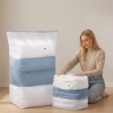 Vakuumförvaringspåse för täcken & kuddar (Flera storlekar) - Kubdesign