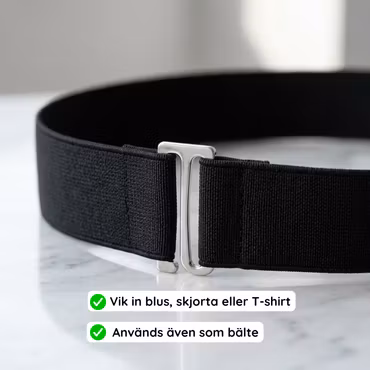 Tuck-In Band – Osynligt stretchband för Klädstyling
