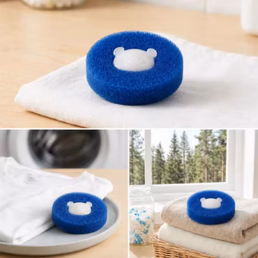 Tvättbollar för hårborttagning blå - 3-pack eller 6-pack